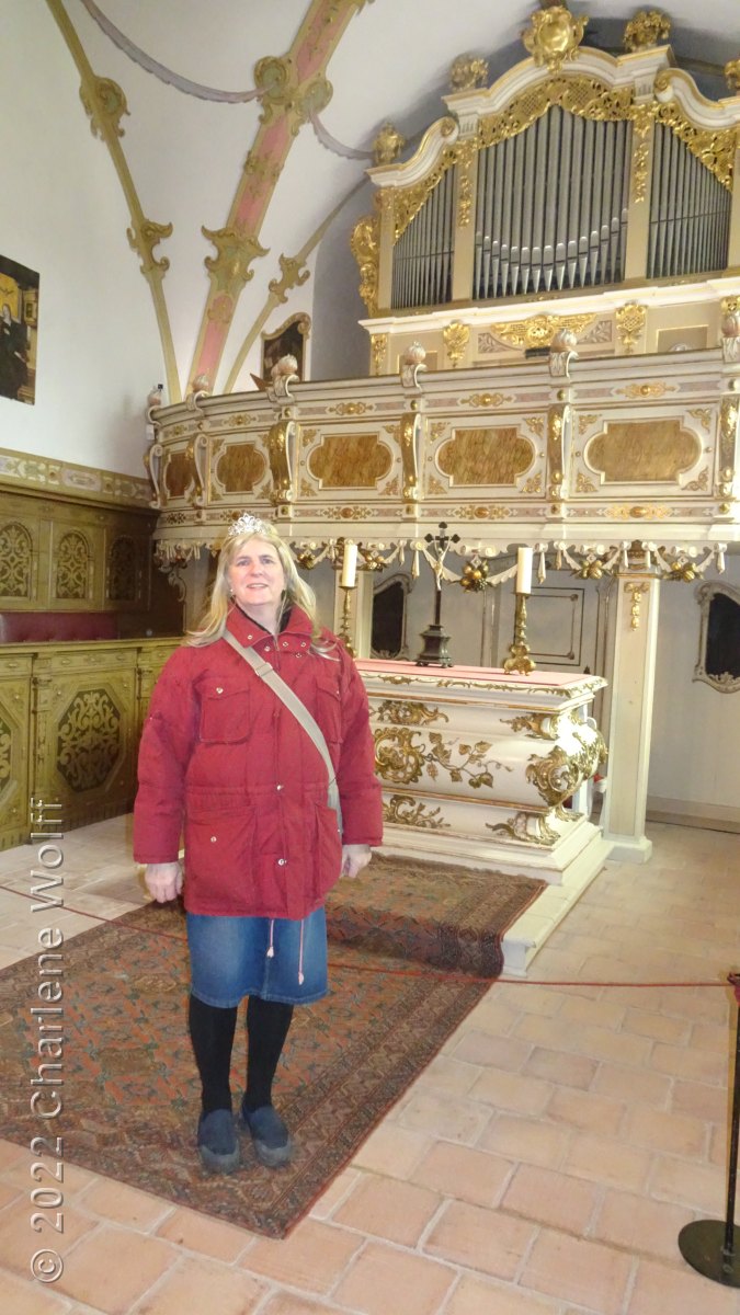 Silbermann-Orgel in der Schlosskapelle Burgk